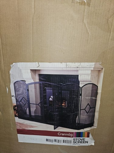 Fire guard screen stove - fire,